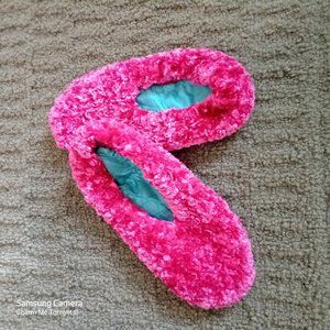 Pink Fuzzy Slippers